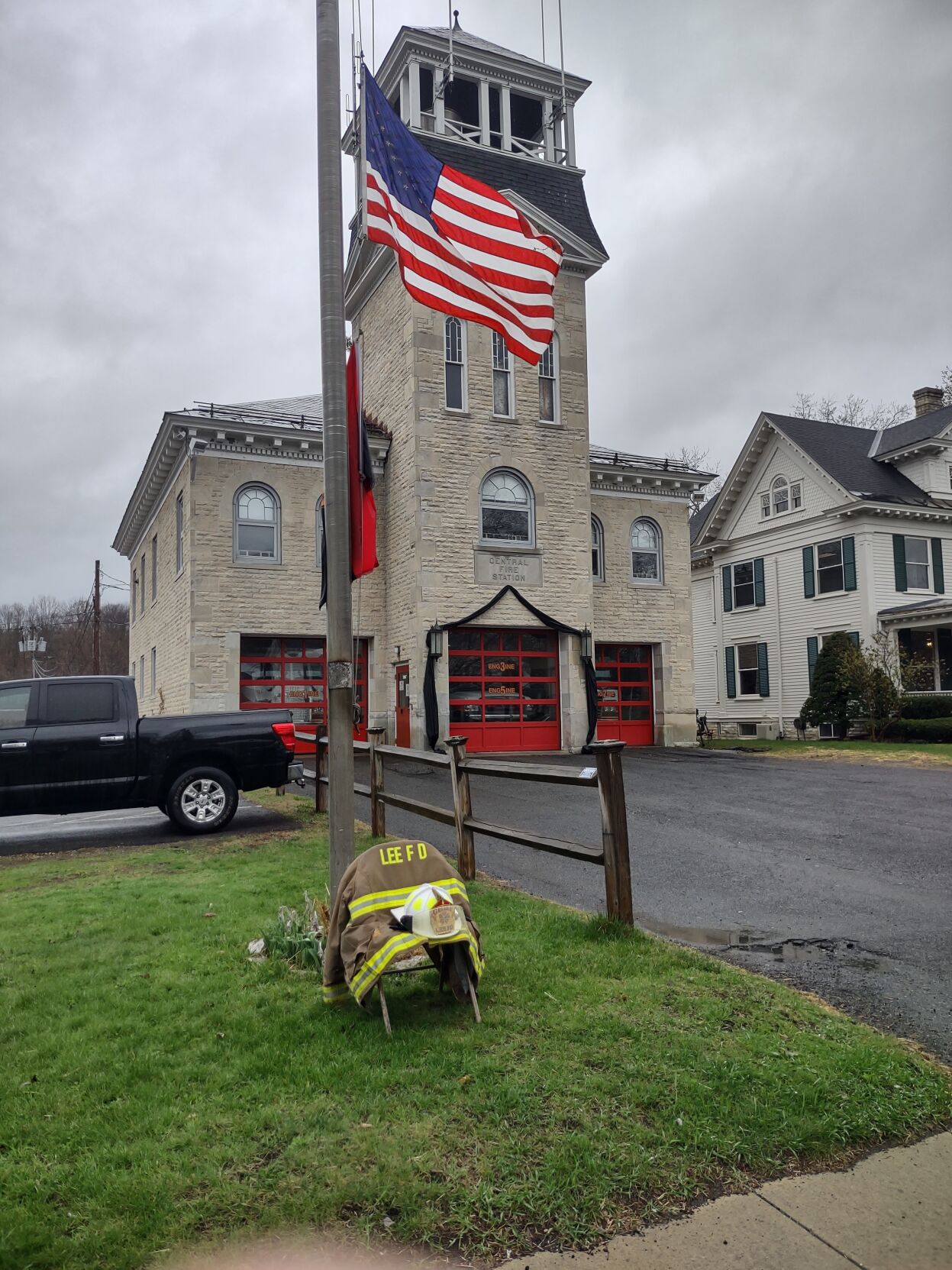 Lee Fire Station display honors late former fire chief Alan "Mickey" Sparks